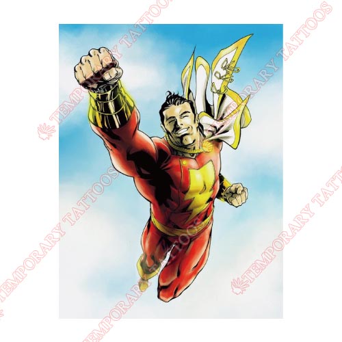 Captain Marvel Customize Temporary Tattoos Stickers NO.5855